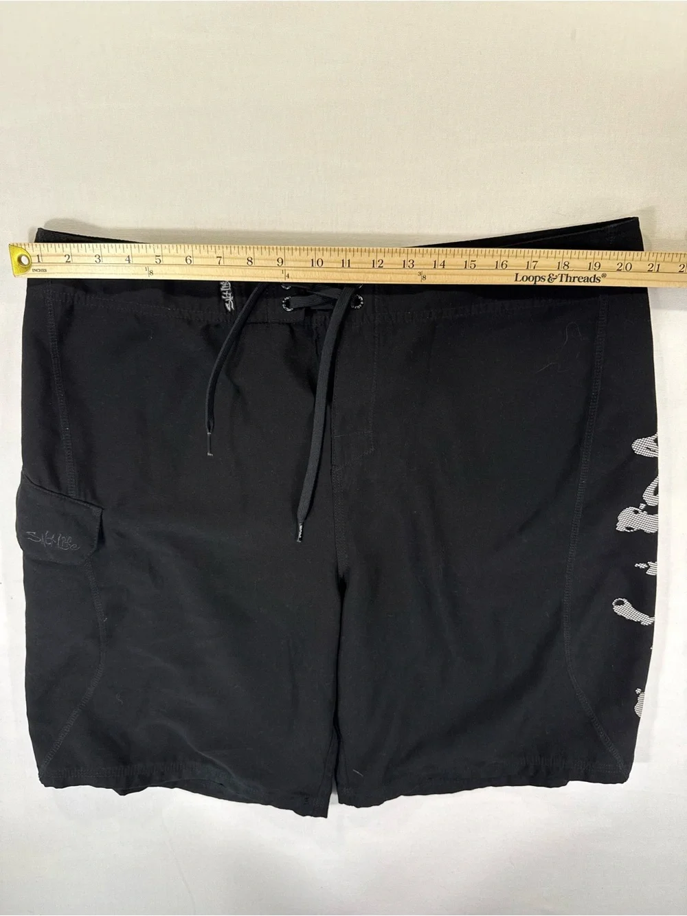 Salt Life Black Men’s Swim Board Shorts